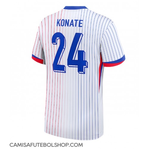 Camisa de time de futebol França Ibrahima Konate #24 Replicas 2º Equipamento Europeu 2024 Manga Curta